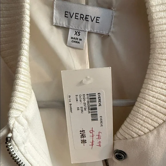 Evereve Ivory Snap-Front Jacket - Picture 2 of 3